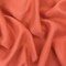 Simple Orange Famous Designer Cupro-Rayon Peach Skin Twill Woven Fabric By the Yard